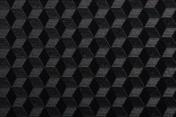 Fondo Geométrico Abstracto Con Cubos Negro —  Fotos de Stock