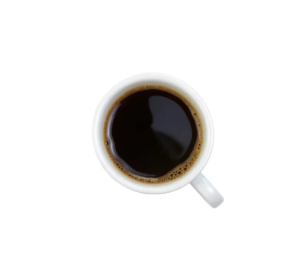 Cup Coffee Isolated White — Stock Photo, Image