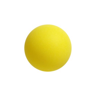 Ping-pong topu beyazda izole 