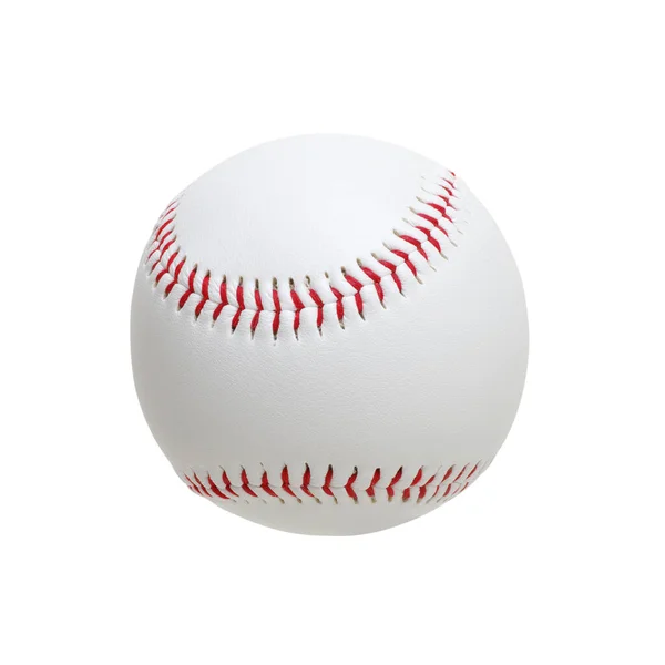 Palla Baseball Isolato Sfondo Bianco — Foto Stock