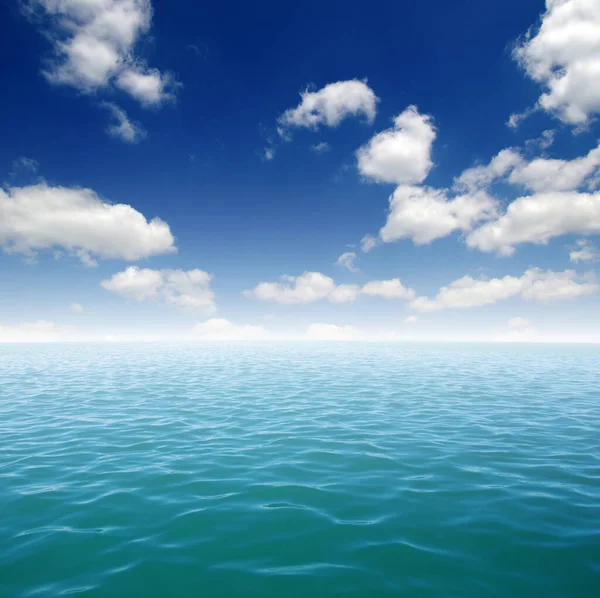 Blue Sea Water Surface Sky — Stock Photo, Image