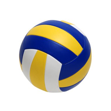 Beyaz üzerine izole voleybol