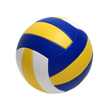Beyaz Arkaplanda İzole edilmiş Voleybol Topu