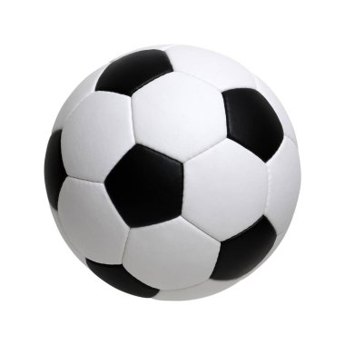 Futbol topu beyazda izole edildi