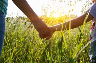 Yol ve güneş tarlalarında el ele tutuşurken