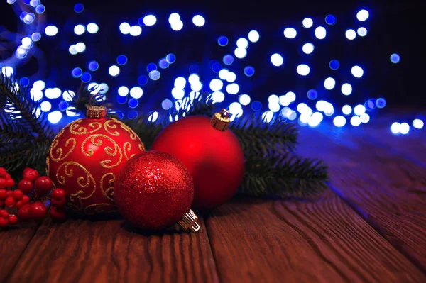 Рождественский Мяч Абстрактном Светлом Фоне — стоковое фото