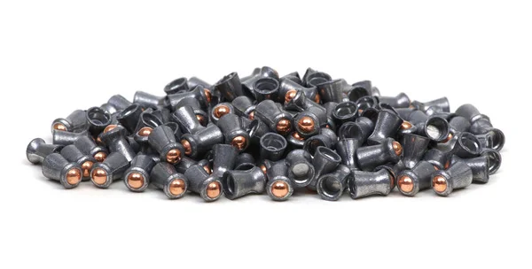 Air Gun Lead Pellets Isolated White — Stock Photo, Image