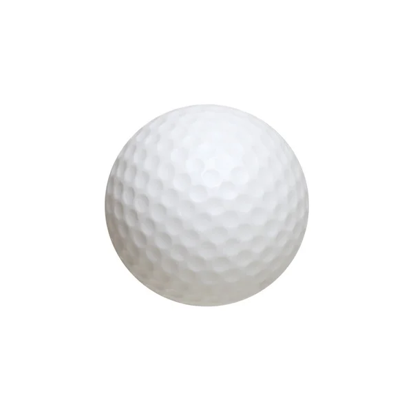 Bola Golfe Isolado Fundo Branco — Fotografia de Stock