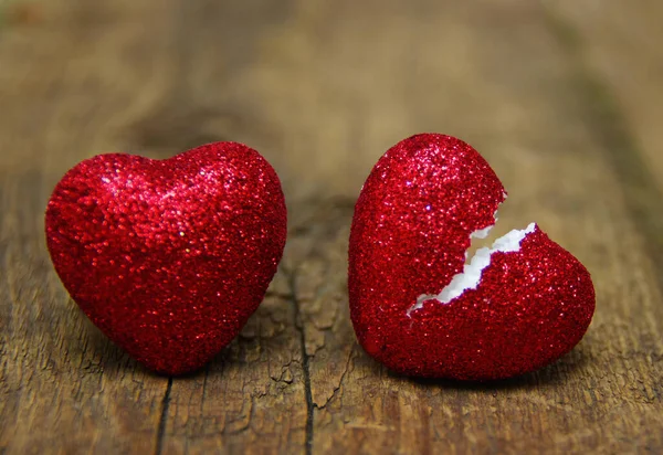 Concepto Amor Corazón Roto Engaña Amar Final —  Fotos de Stock
