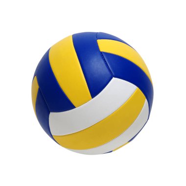 Beyaz Arkaplanda İzole edilmiş Voleybol Topu