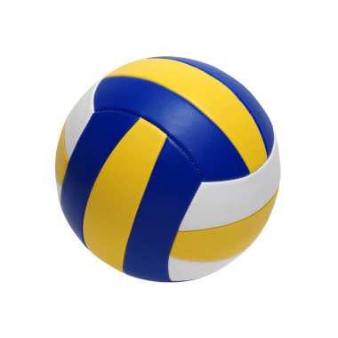 Beyaz Arkaplanda İzole edilmiş Voleybol Topu