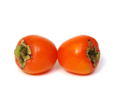 Beyaz arka planda yalıtılmış hurma meyvesi. Kesme yolu