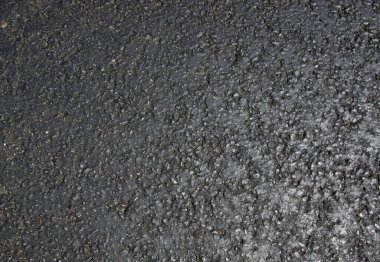 Yeni asfalt dokusu, üst görünüm .