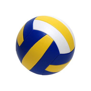Beyaz üzerine izole voleybol