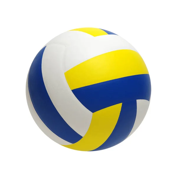 Волейбольный Мяч Изолирован Белом — стоковое фото
