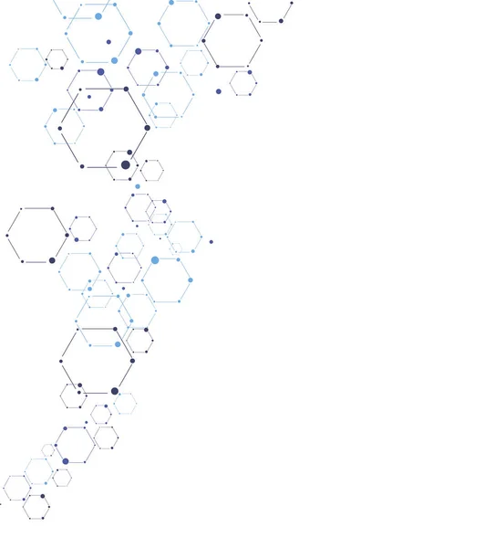 Vector wetenschap ant technologie concept. — Stockvector