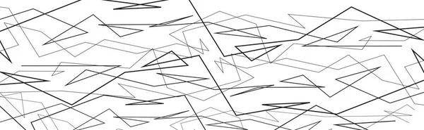 Абстрактные черные сломанные линии — стоковое фото