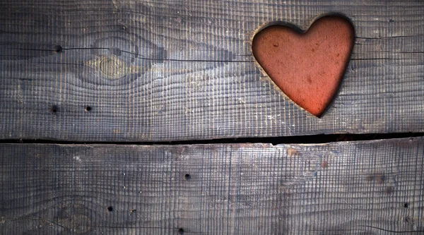Ημέρα Του Αγίου Βαλεντίνου Έννοια Φόντο Κείμενο Αγάπη Ξύλινα Φόντο — Φωτογραφία Αρχείου