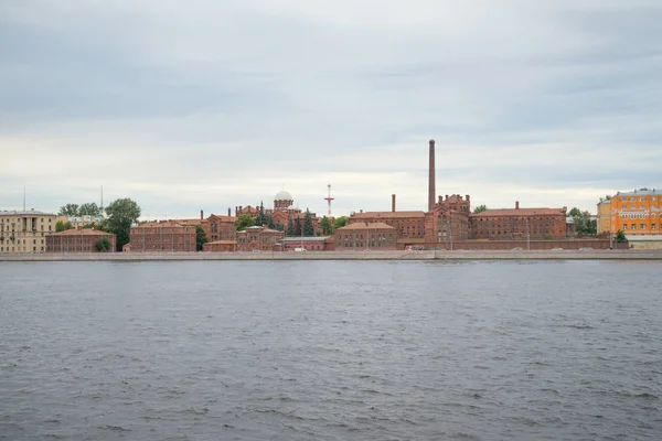 Blick Auf Das Kresty Gefängnis Ufer Der Neva Der Stadt Stockfoto