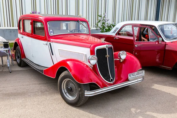 Samara Rússia Maio 2018 Vintage German Automobile Wanderer W22 Rua — Fotografia de Stock