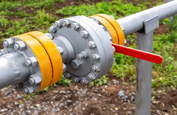 Pipeline Control Valve Industrial Business Concept — Stock Photo, Image