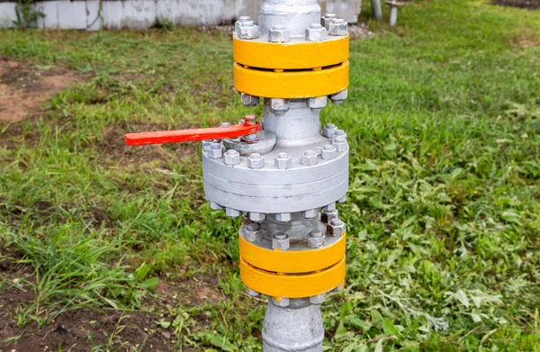 Pipeline Control Valve Industrial Business Concept — Stock Photo, Image