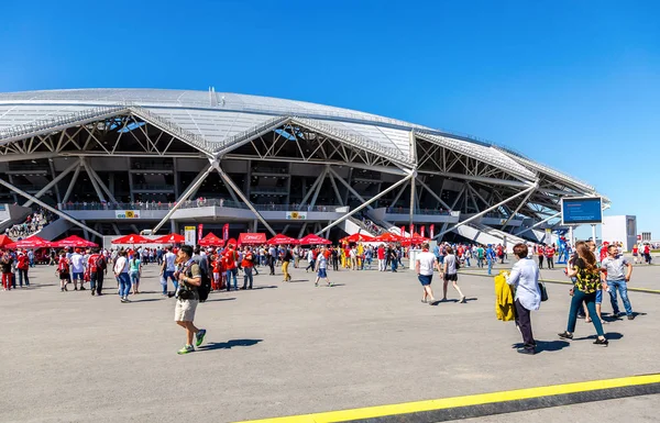 Samara Rusya Haziran 2018 Samara Arena Futbol Stadyumu Samara Rusya — Stok fotoğraf