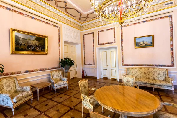 Saint Petersburg Russia August 2017 Konstantinovsky Congress Palace Strelna Interior — Stock Photo, Image