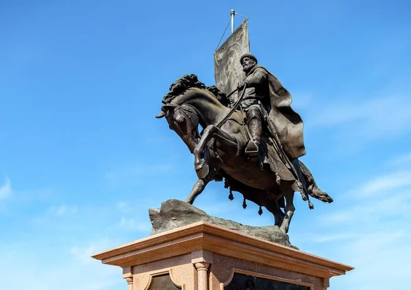 サマーラ ロシア連邦 2018 青銅記念碑サマラ 青空王子グリゴリー Zasekin の創設者 — ストック写真