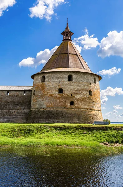 Tower Fortress Oreshek Ancient Russian Fortress Shlisselburg Fortress Petersburg Russia — Stock Photo, Image