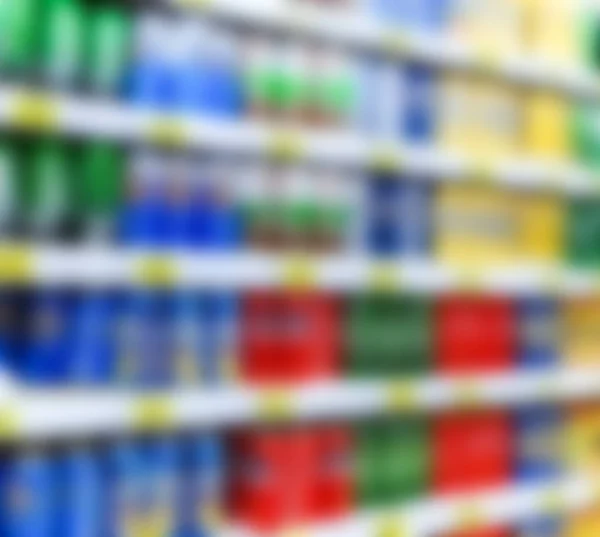 Abstract Onscherpte Supermarkt Als Achtergrond — Stockfoto