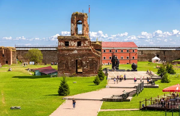 Shlisselburg Russia Agosto 2018 Fortezza Storica Oreshek Antica Fortezza Russa — Foto Stock