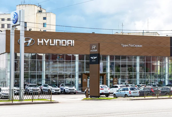 Kasan Russland Juni 2018 Büro Des Offiziellen Händlers Hyundai Hyundai — Stockfoto