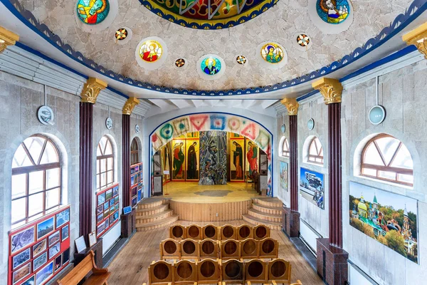 Kazan Russia June 2018 Interior One Halls Temple All Religions — Stock Photo, Image