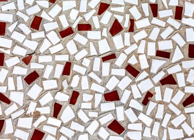 Yaratıcı bir arka plan olarak soyut mozaik doku kırık Seramik karo