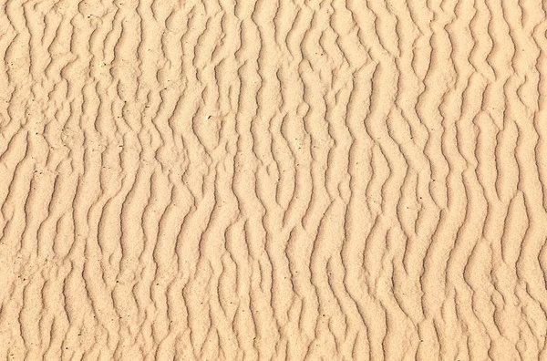 Texture Naturali Della Superficie Sabbia Spiaggia Onde Sulla Sabbia Come — Foto Stock