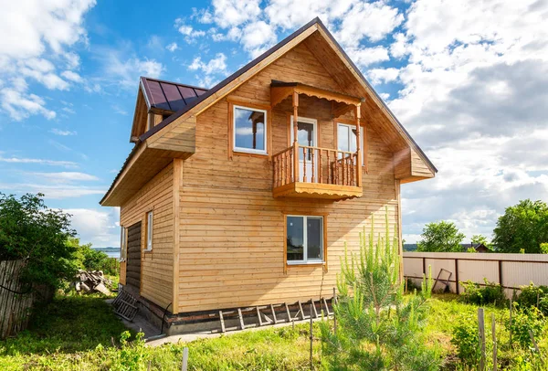 Sviyazhsk Tatarstan Russia June 2018 Modern Wooden Country House Sviyazhsk — Stock Photo, Image