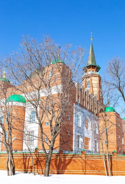 サマーラ ロシアの冬の晴れた日の大聖堂モスク — ストック写真