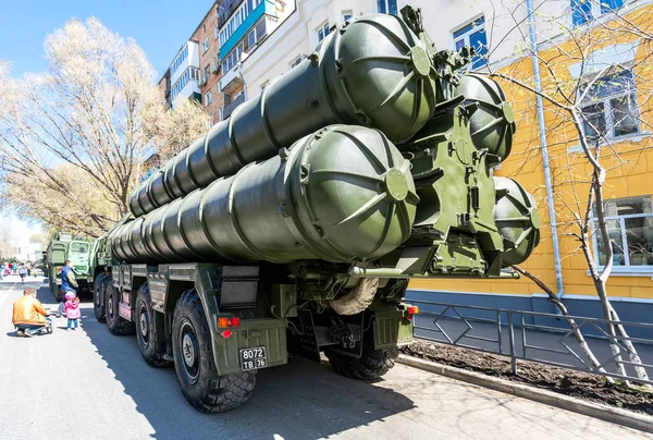 Samara Russia May 2018 Russian Aircraft Missile System Sam 300 — Stock Photo, Image
