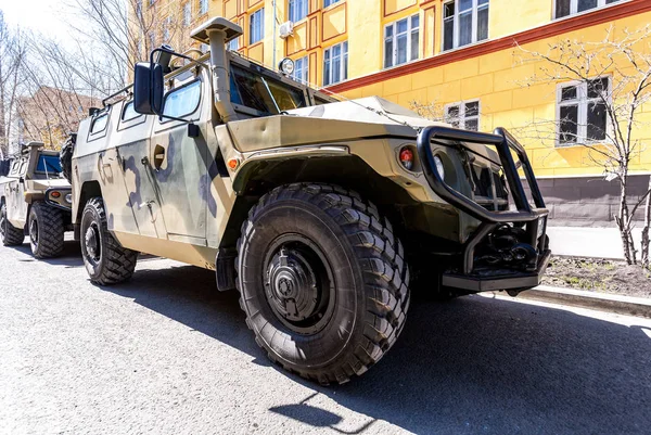 Samara Rusland Mei 2018 High Mobiliteit Voertuigen Die Gaz 2330 — Stockfoto