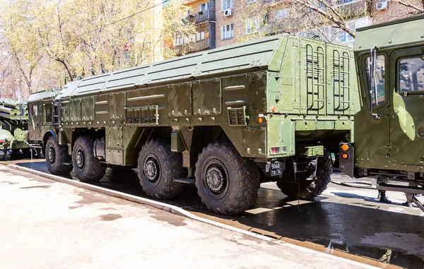 Samara Rusland Mei 2018 Russische Mobiele Ballistische Raketsysteem 720 Iskander — Stockfoto