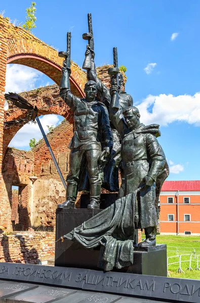 Denkmal für die Verteidiger der Festung Oreschek — Stockfoto