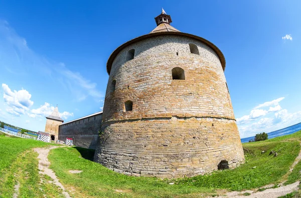 Tarihi kale Oreshek eski bir Rus kaledir. — Stok fotoğraf