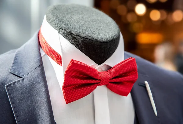 Male mannequin dressed in exclusive men's suit — Stock Photo, Image