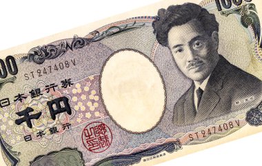 Japon para birimi 1000 yen banknot