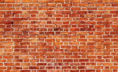 Arka plan dokusu olarak Vintage kırmızı tuğla duvar