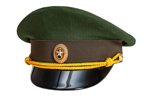 Gorra uniforme del oficial del ejército ruso — Foto de Stock