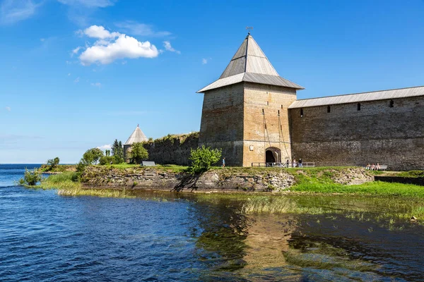 Twierdza Shlisselburg w pobliżu Sankt Petersburga, Rosja — Zdjęcie stockowe