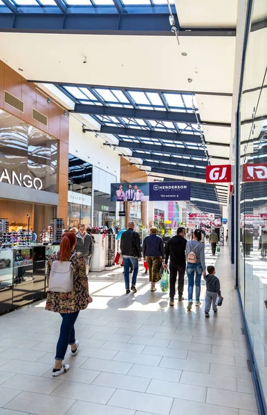 Interior of shopping mall Ambar — Stock Photo, Image
