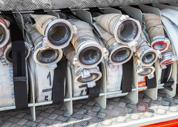 Equipamento de caminhão de bombeiros de resgate — Fotografia de Stock